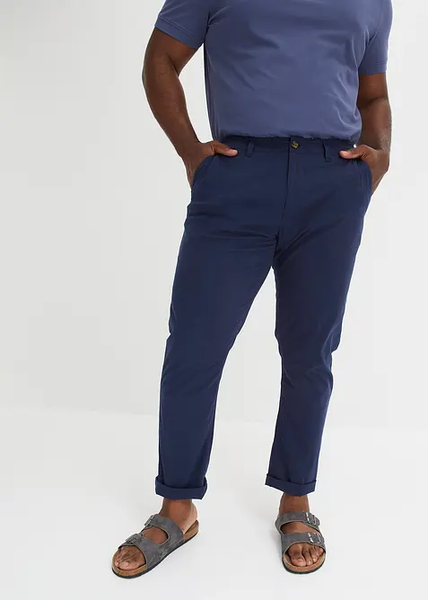 Tunna chinos med stretch, normal passform, bonprix