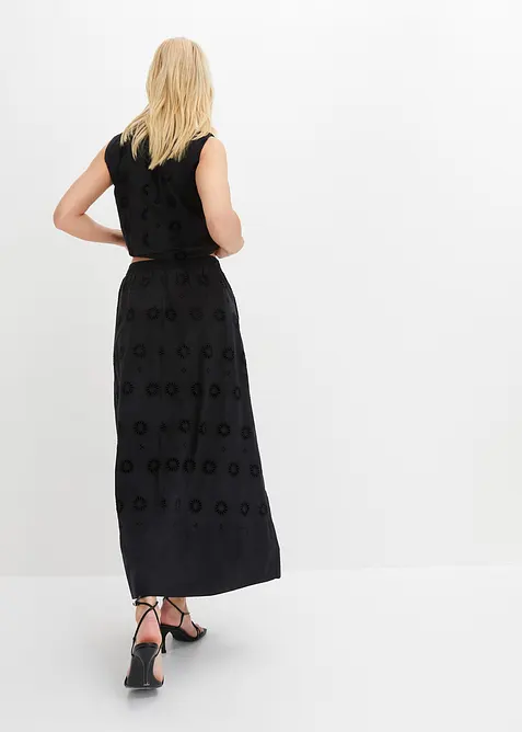 Maxikjol i ekologisk bomull, bonprix