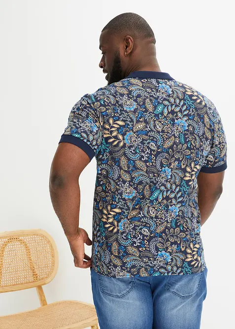 Pikétröja i ekologisk bomull, kortärmad, bonprix