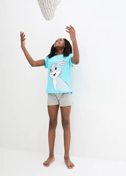 Pyjamas med shorts (2-pack), bonprix