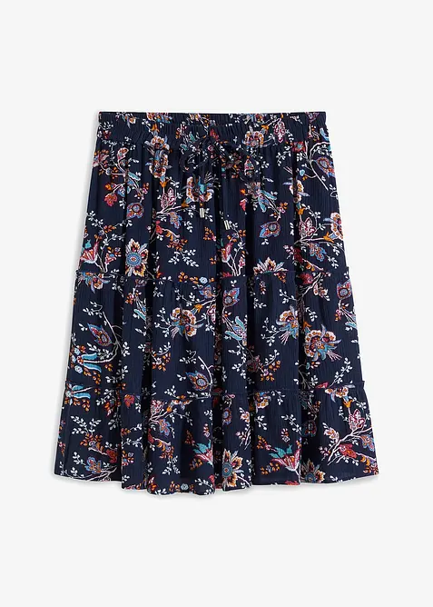 Minikjol i följsam viskos, bonprix