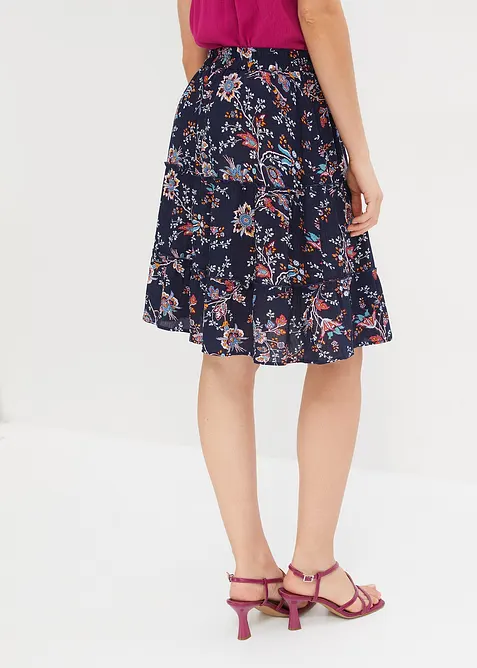 Minikjol i följsam viskos, bonprix