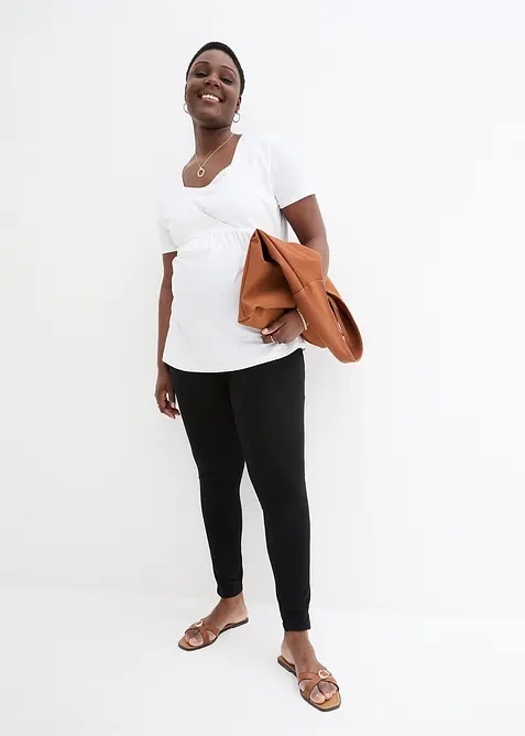 Mammaleggings med mjuk ekologisk bomull, bonprix