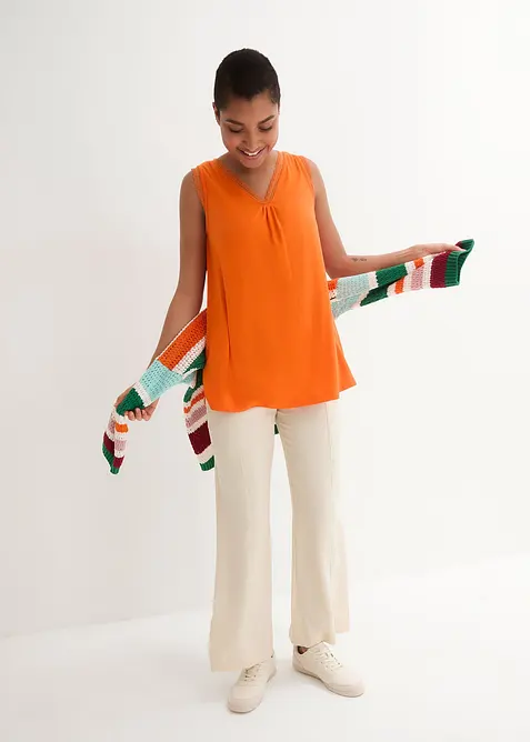 Linne med spets, bonprix