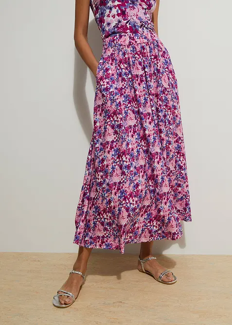 Maxikjol av viskos, bonprix