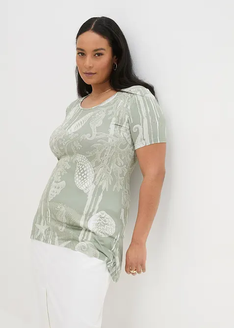 L&aring;ng topp av mjuk viskosmix, bonprix