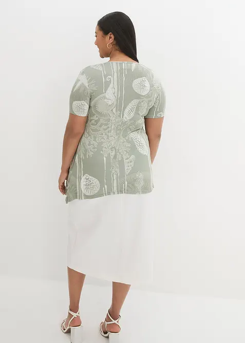 L&aring;ng topp av mjuk viskosmix, bonprix