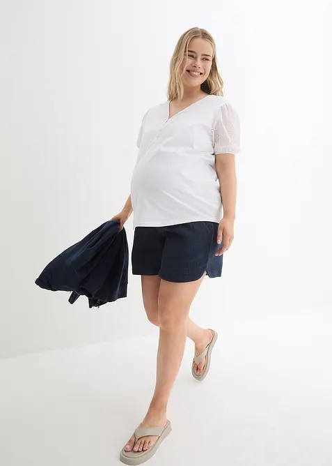 Mammashorts i bomullsmuslin, bonprix