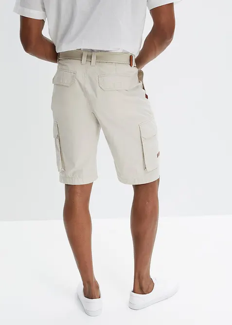 Cargoshorts med res&aring;rmidja och sk&auml;rp, Regular Fit, bonprix