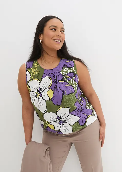 Bluslinne i viskos, bonprix