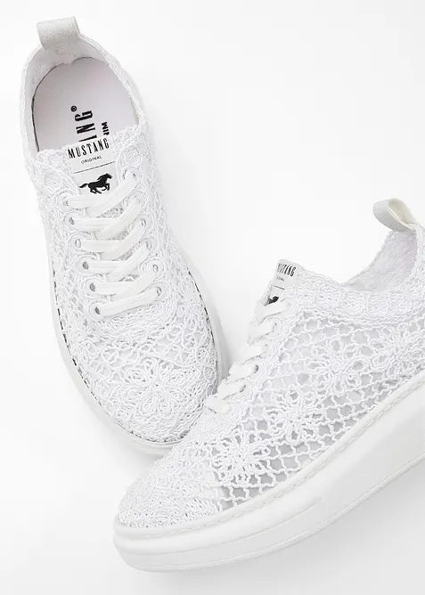 Sneakers från Mustang, med platåsula, Mustang