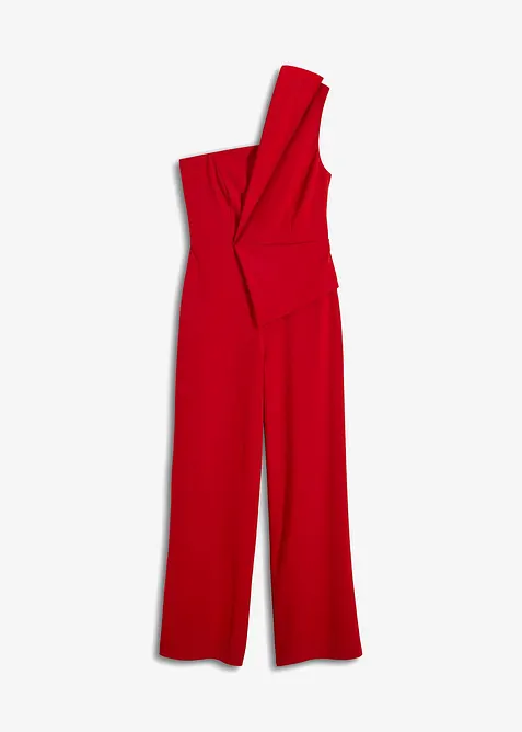 Jumpsuit i kräpp med struktur, bonprix
