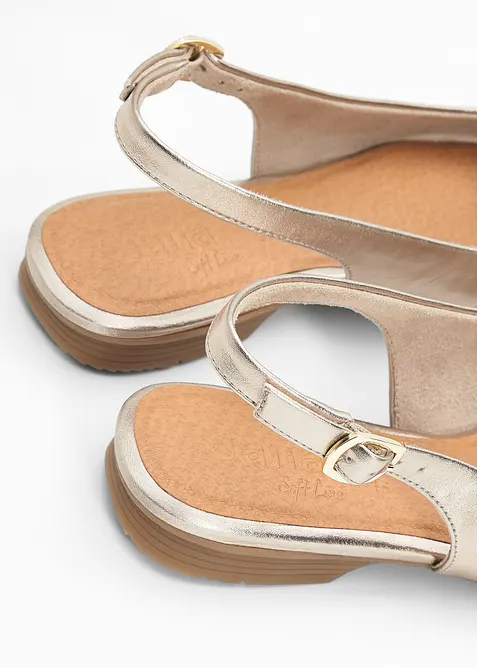 Ballerinaskor med slingback och bekv&auml;m vidd fr&aring;n Jana, Jana