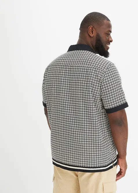 Kort&auml;rmad linneskjorta, bonprix