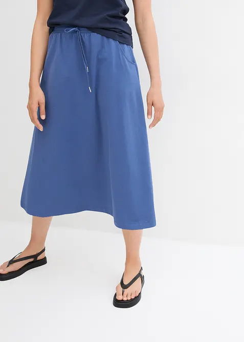 Jerseykjol av bomullsmix, bonprix