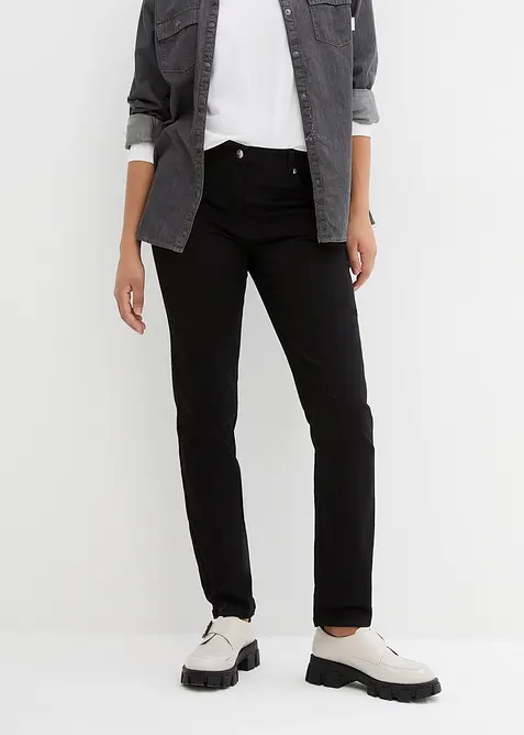 Slim Fit Jeans Mid Waist, med bekväm midja, bonprix