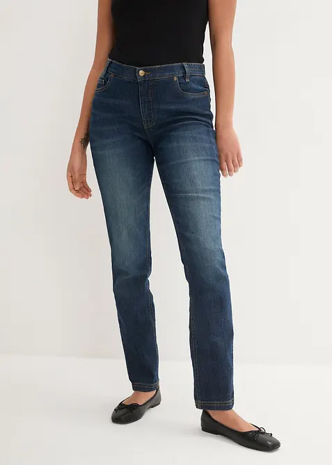 Skinny Jeans Mid Waist, med bekväm midja, bonprix