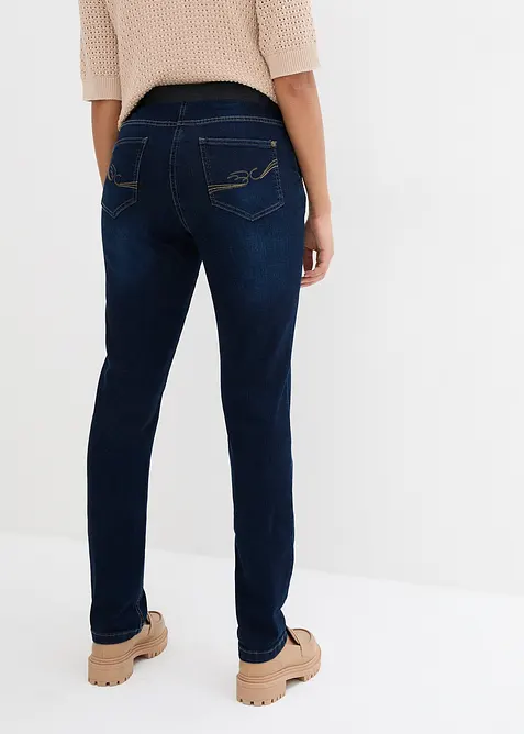 Boyfriend Jeans Mid Waist, med bekväm midja, bonprix