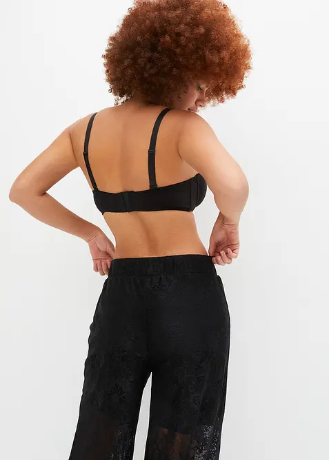 BH med bygel och flexibla axelband (2-pack), med ekologisk bomull, bonprix