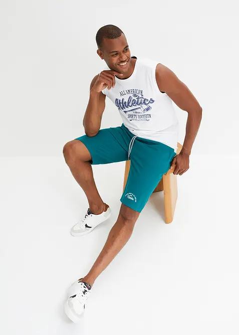 Jerseyshorts med ekologisk bomull, bonprix