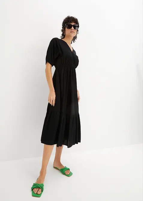 Mellanlång klänning, bonprix