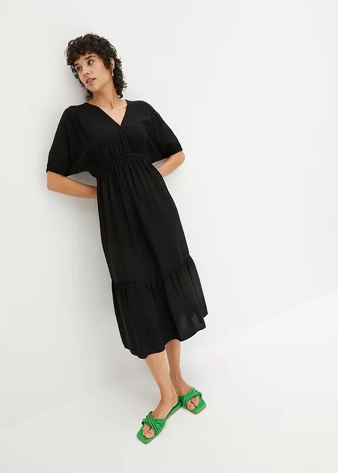 Mellanlång klänning, bonprix