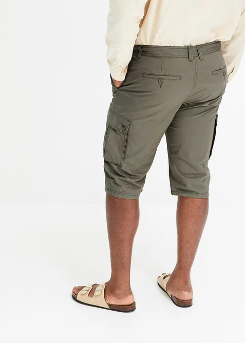 Cargoshorts av ren bomull, Regular Fit, bonprix