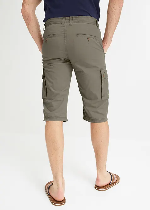 Cargoshorts av ren bomull, Regular Fit, bonprix