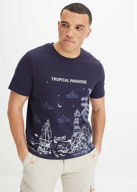 T-shirt av ren bomull, bonprix