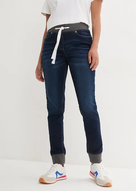 Boyfriend Jeans Mid Waist, med bekväm midja, bonprix