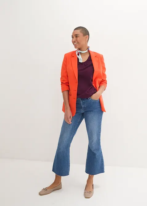 L&aring;ng&auml;rmad bomullstopp med res&aring;r, bonprix