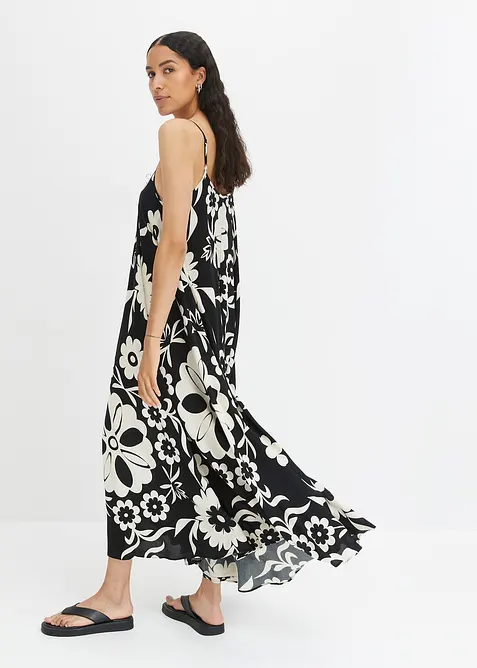 Vid maxiklänning i viskos, bonprix