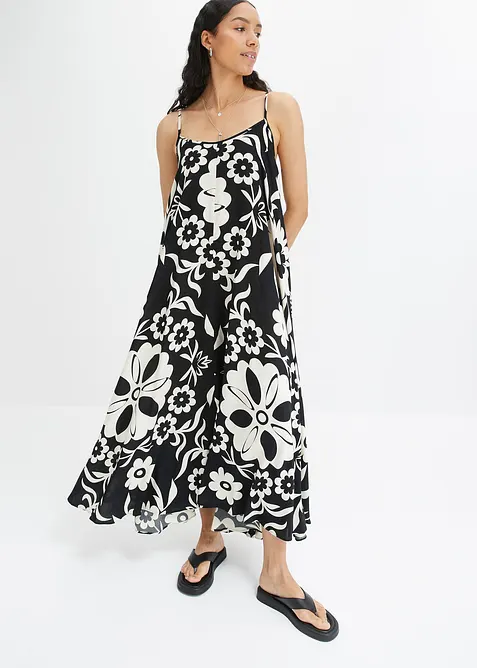 Vid maxiklänning i viskos, bonprix