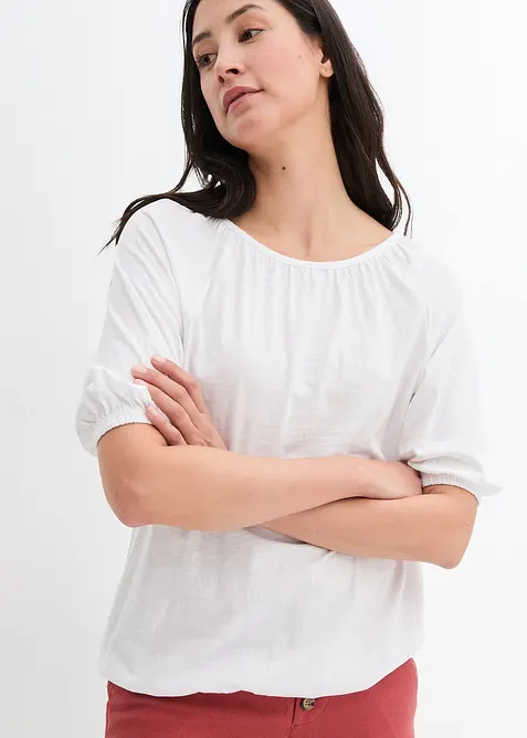 Topp i ren ekologisk bomull, bonprix