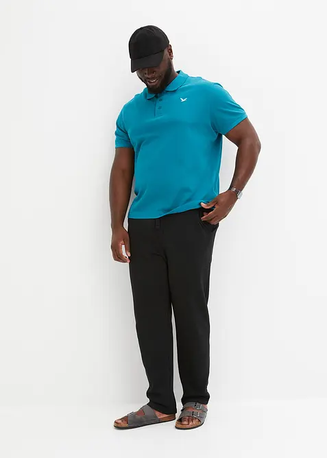 Pikétröja (2-pack) i ren ekologisk bomull, bonprix