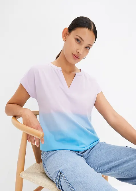 Topp med flerfärgad Ombré Dye-effekt, bonprix