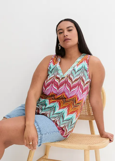 Topp med paljetter, bonprix