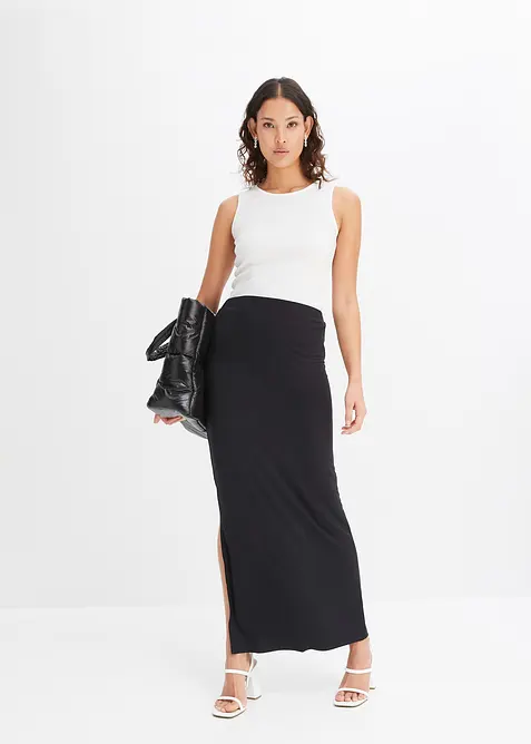 Jerseykjol av viskos med mjukt fall, bonprix