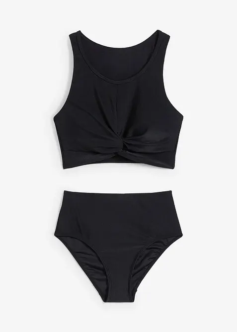 Bikini med BH-topp och återvunnen polyester (2 delar), bonprix
