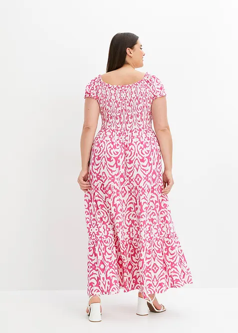 Mönstrad maxiklänning, bonprix