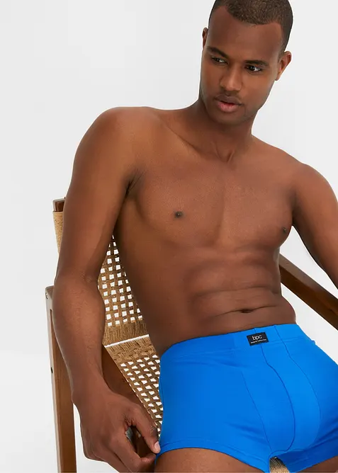 Boxershorts med ekologisk bomull, tajta (3-pack), bonprix