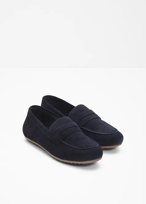 Loafers av mocka, bonprix