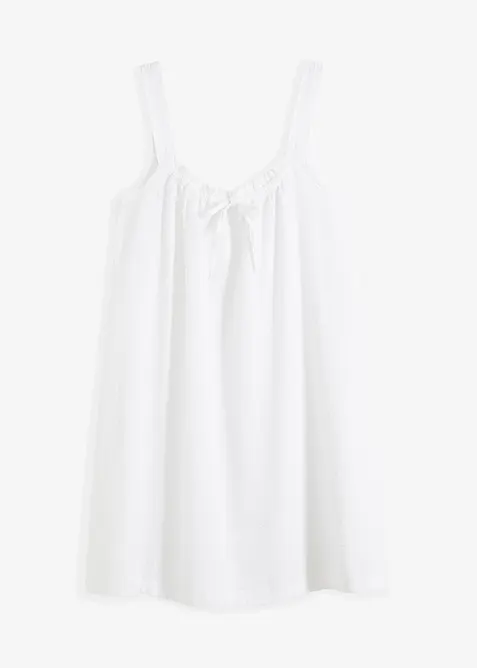 Tunt nattlinne i oversizemodell av bäckebölja, bonprix