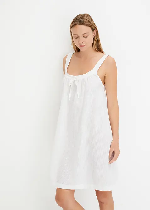 Tunt nattlinne i oversizemodell av bäckebölja, bonprix