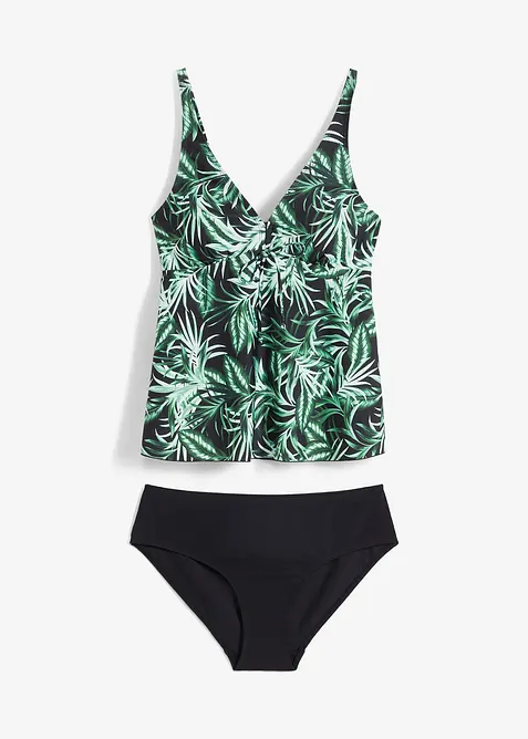 Tankini i återvunnen polyamid (2 delar), bonprix