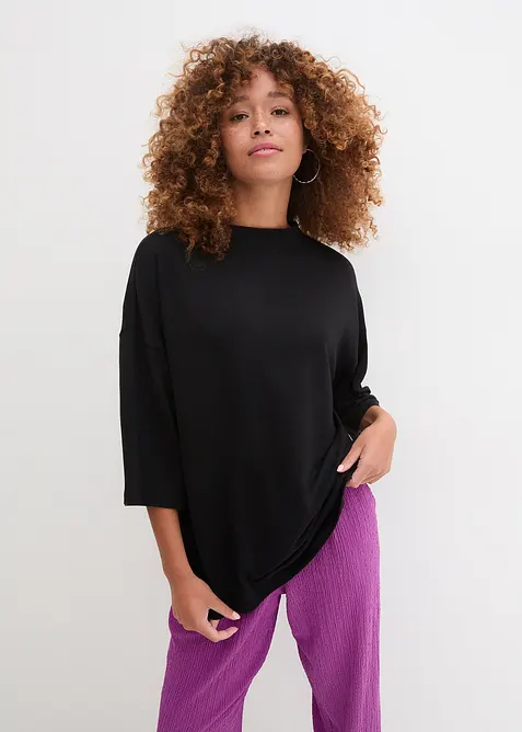 Tunn oversize-sweatshirt, bonprix