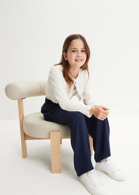 Palazzobyxa av mjuk viskos, bonprix