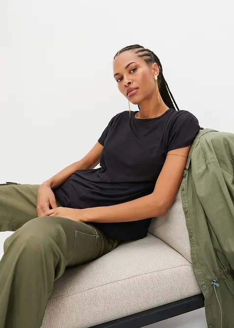 T-shirt av mjuk viskos, bonprix