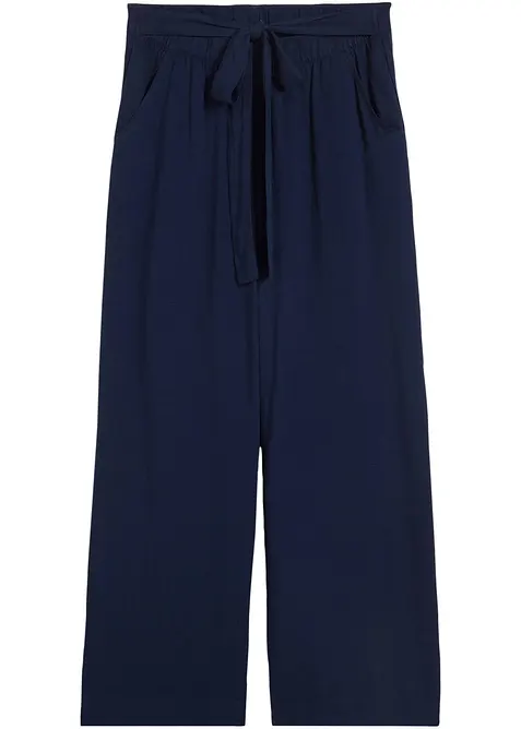 Palazzobyxa av mjuk viskos, bonprix