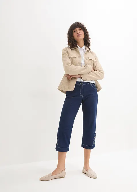 Capri Jeans Mid Waist, bonprix